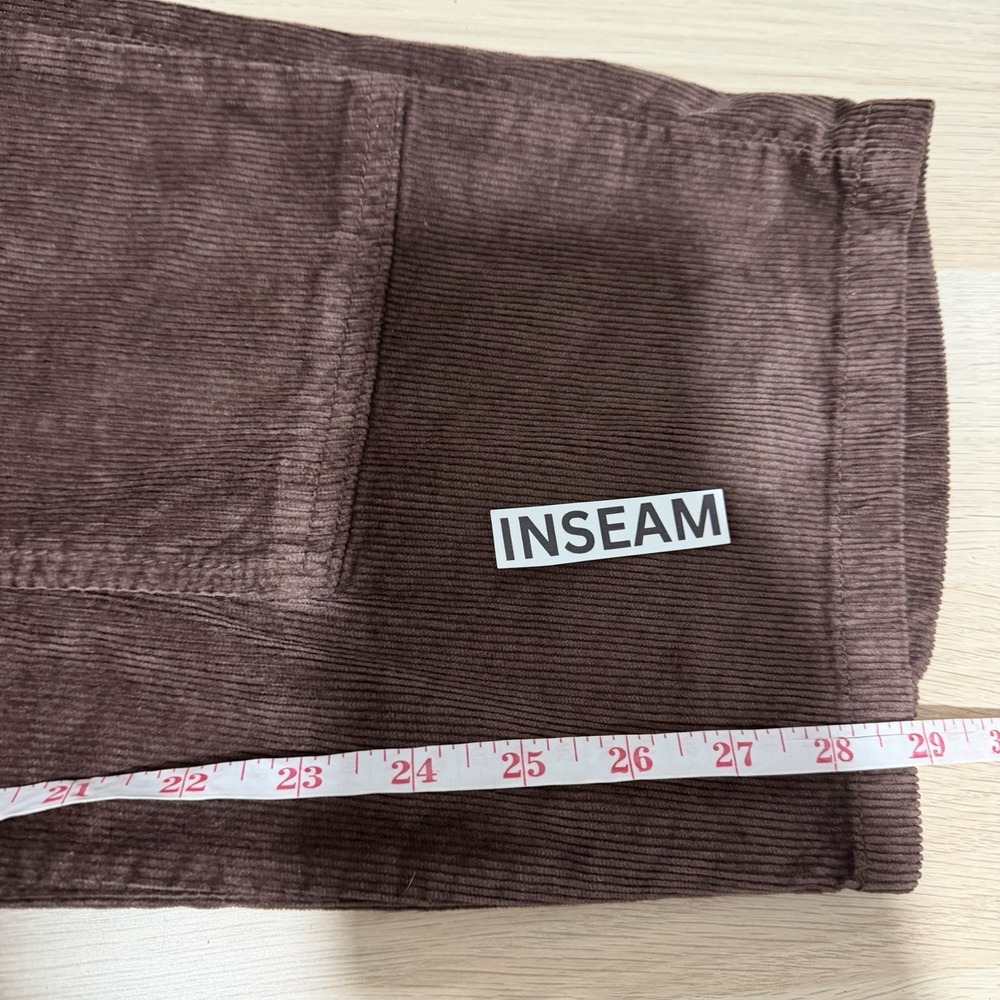 Free People NEW We The Free Risk Taker High Rise Straight Corduroy Pant Size 31 - Picture 15 of 15